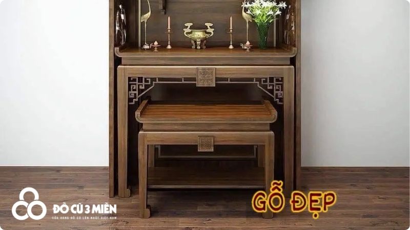 Thanh lý tủ thờ gỗ cũ 3
