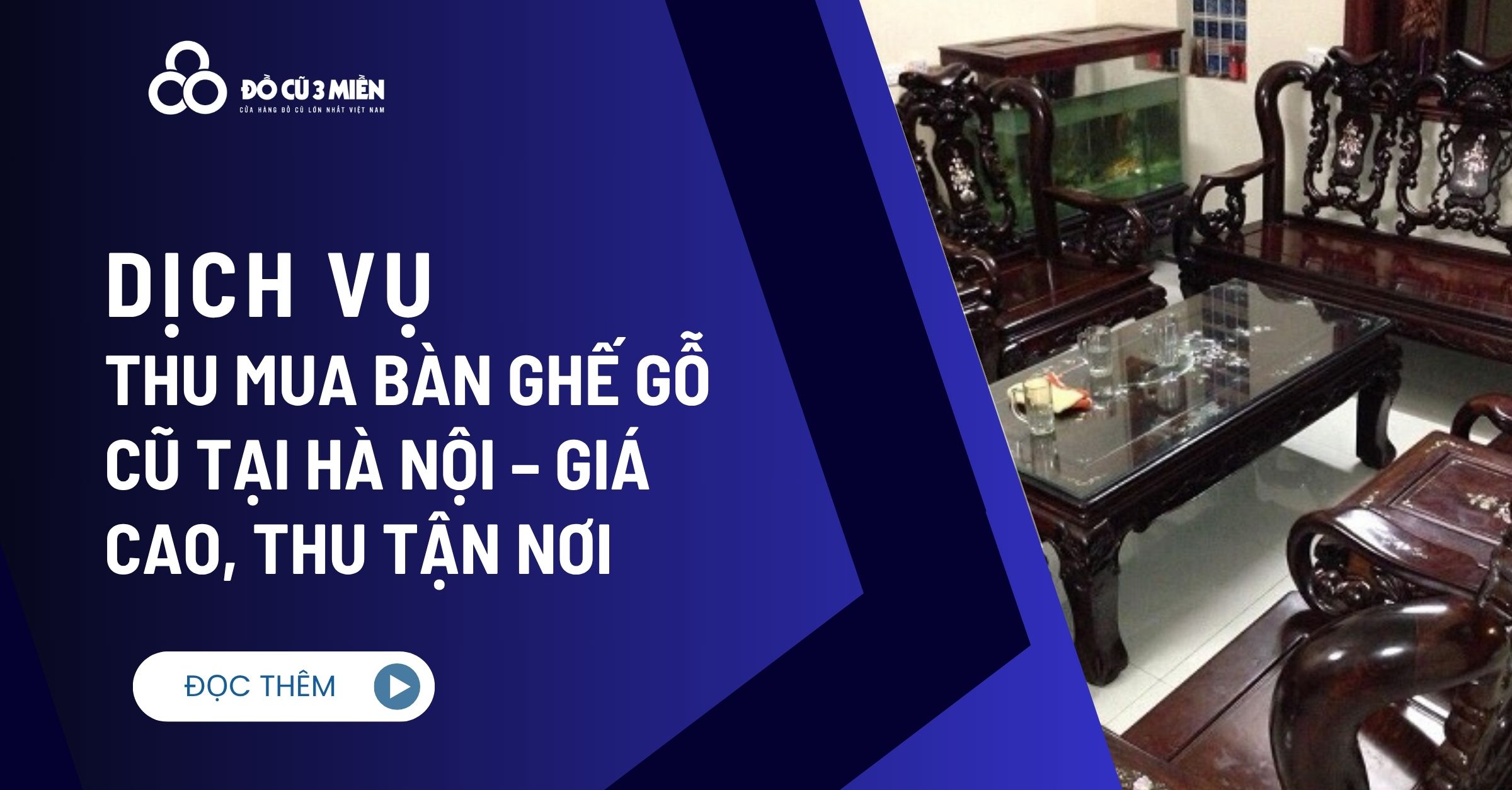 Thu mua bàn ghế gỗ cũ tại Hà Nội3